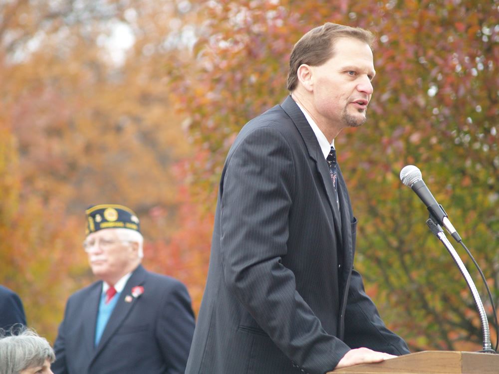 Speaker at Podium